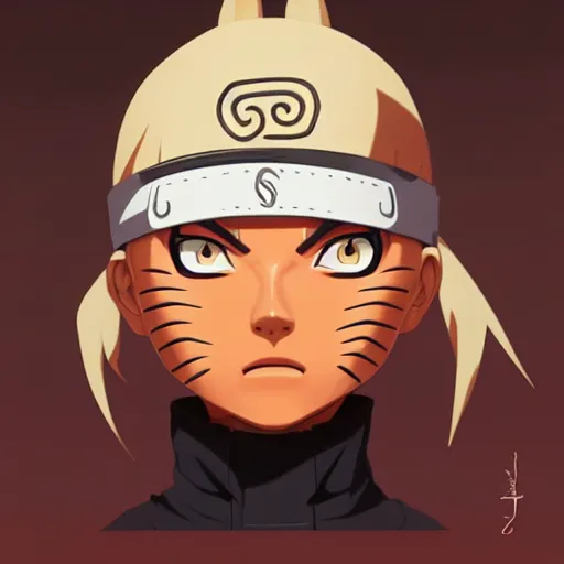 Image similar to face icon stylized minimalist naruto, loftis, cory behance hd by jesper ejsing, by rhads, makoto shinkai and lois van baarle, ilya kuvshinov, rossdraws global illumination