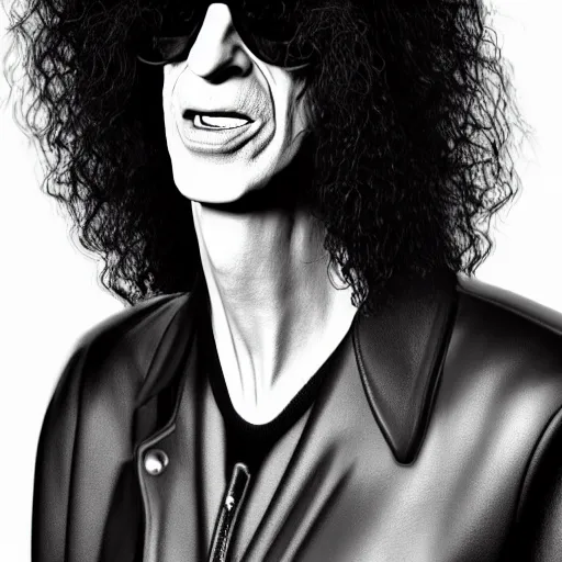 Prompt: The Lovechild of Joey Ramone and Howard Stern, real life, hyperrealistic, ultra realistic, realistic, highly detailed, epic, HD quality, 8k resolution, body and headshot, front facing, front view, headshot and bodyshot, detailed face, very detailed face
