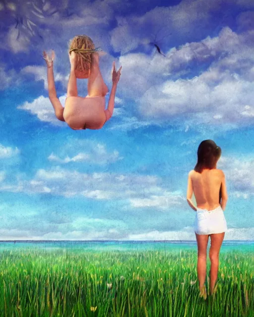 Prompt: spring break regrets hyperrealistic neo-romanticism, surrealism, rule of thirds