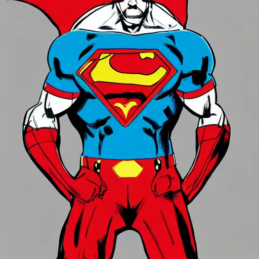 Image similar to captain canada, comic book hero, marvel comics, flat shading, booru, hyper detailed