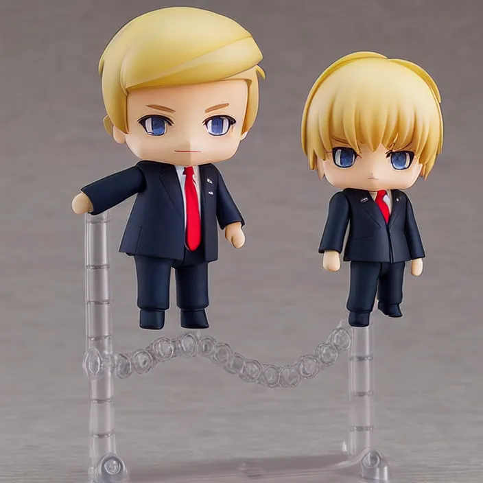 Image similar to Donald Trump, An anime Nendoroid of Donald Trump, figurine, detailed product photo