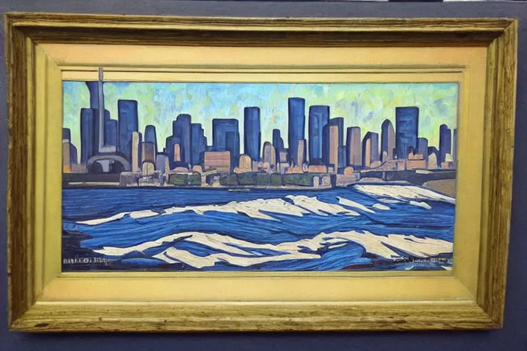 Image similar to group of seven painting of toronto