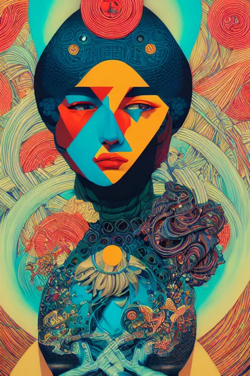 Image similar to portrait of godel's completeness theorem, by tristan eaton, victo ngai, peter mohrbacher, artgerm,