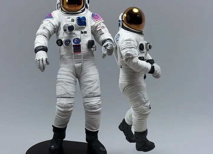 Image similar to Fine Image on the store website, eBay, Full body, 80mm resin figure of a detailed astronaut, Environmental light from the front