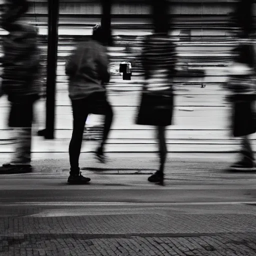 Prompt: wobbly human, photography