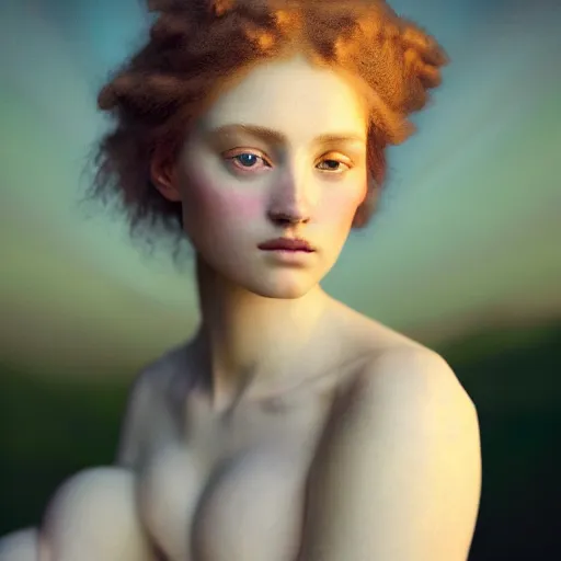 Prompt: photographic portrait of a stunningly beautiful 1 9 th century french renaissance female in soft dreamy light at sunset, contemporary fashion shoot, by edward robert hughes, annie leibovitz and steve mccurry, david lazar, jimmy nelsson, breathtaking, 8 k resolution, extremely detailed, beautiful, establishing shot, artistic, hyperrealistic, beautiful face, octane render
