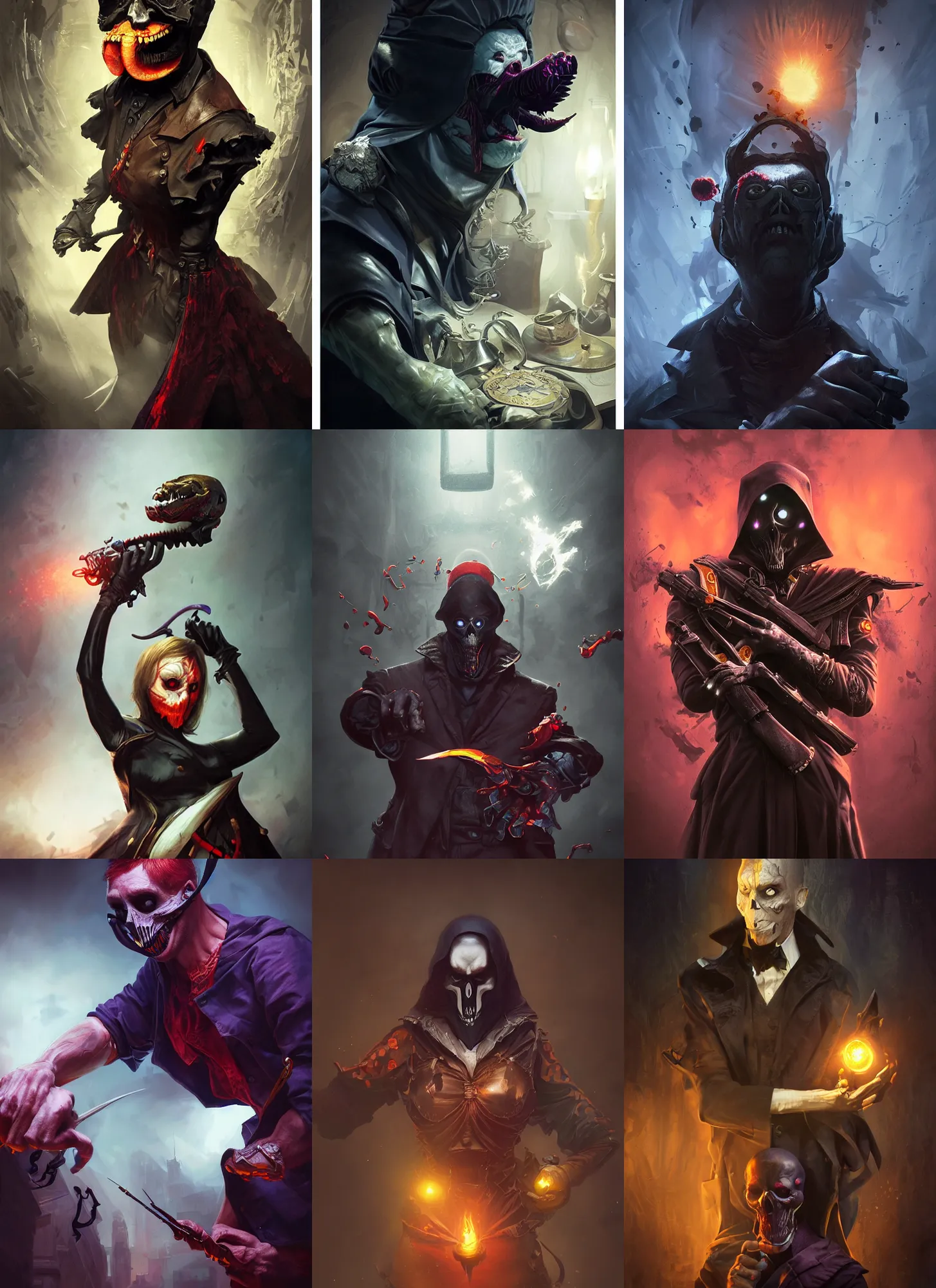 Prompt: the taskmaster's assistant, vivid colors, dark shadows, contrast, concept art, sharp focus, digital art, Hyper-realistic, 4K, Unreal Engine, Highly Detailed, Dramatic Lighting, Beautiful, by Brom, bastien lecouffe-deharme