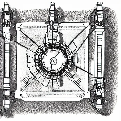 Image similar to ink pen drawing of compliant mechanism