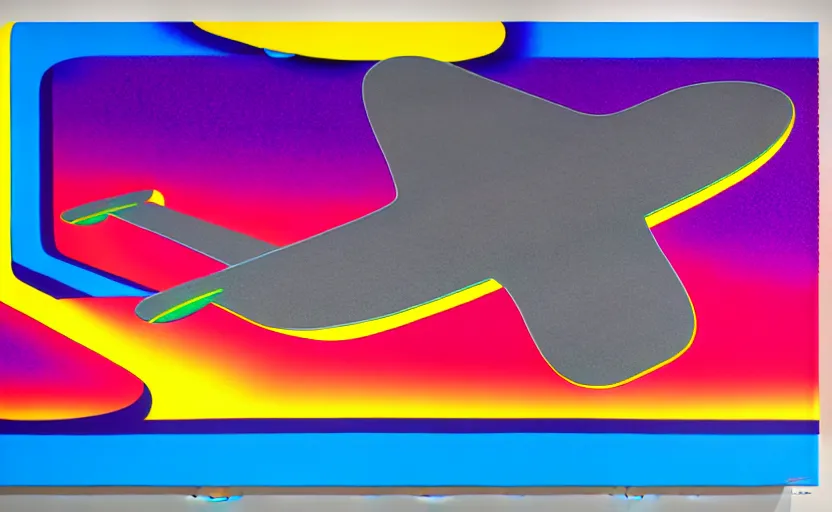 Image similar to flying skate boards by shusei nagaoka, kaws, david rudnick, airbrush on canvas, pastell colours, cell shaded!!!, 8 k