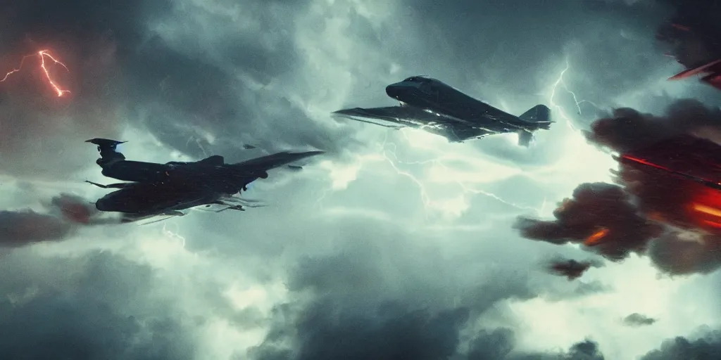 Prompt: screenshot from a renaissance airship cyberpunk cinematic masterpiece, hurricane tornado mist hail debris flying lightning, rainbow distortions, fps, cinematography, photo, photography, 4 k, by greg rutkowski, roger deakins