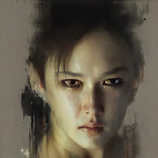 Prompt: the fighter by ruan jia, portrait