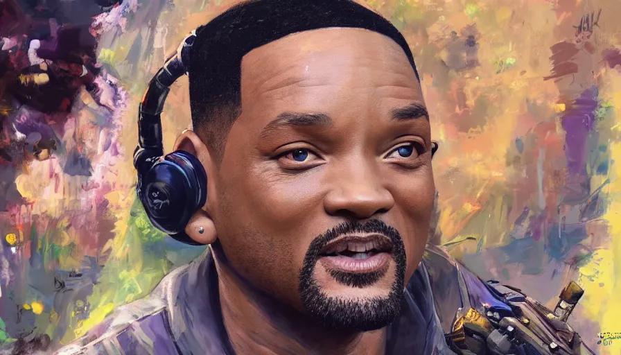 Prompt: will smith paint by various artists, hyperdetailed, artstation, cgsociety, 8 k