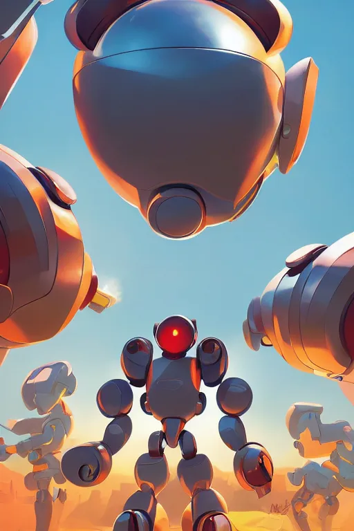 Image similar to metabots medabots medarotto medarot robot minimalist comics, behance hd by jesper ejsing, by rhads, makoto shinkai and lois van baarle, ilya kuvshinov, rossdraws global illumination ray tracing hdr radiating a glowing aura