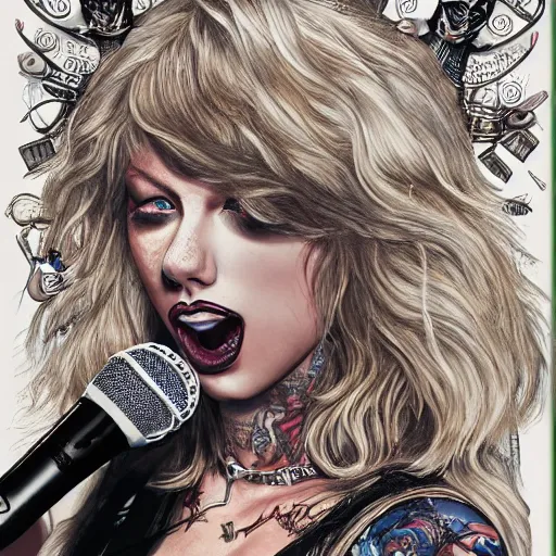 romantic pencil drawing of taylor swift by james