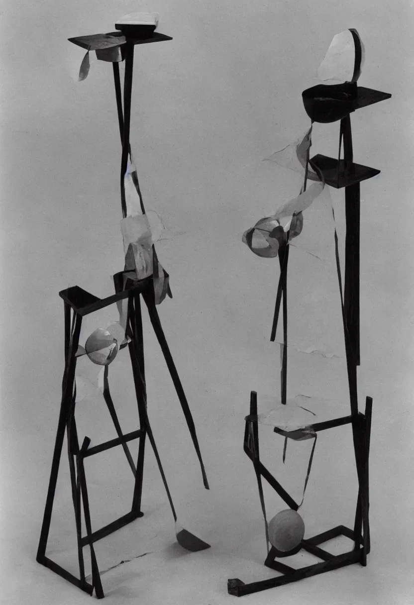 Image similar to simple readymade machine object on a pedestal, Marcel Duchamp