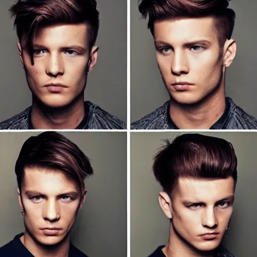 Image similar to epic haircut. hairstyling photography.