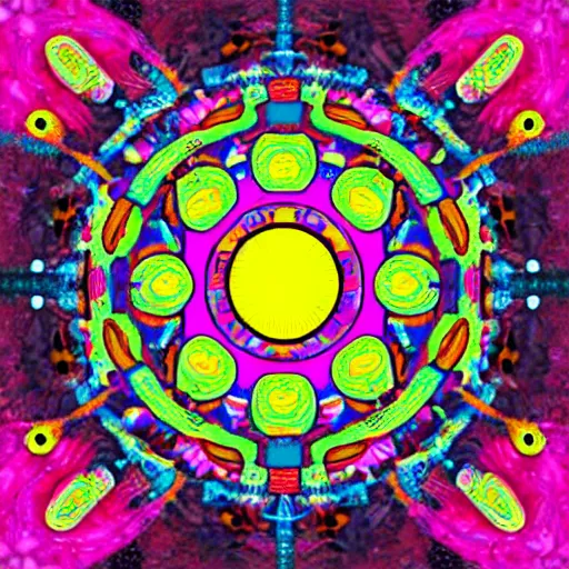 Prompt: Ween boognish mandala, psychedelic