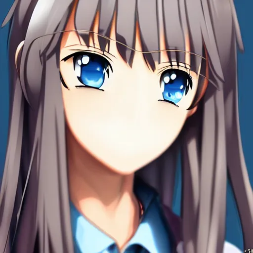 Image similar to a schoolgirl, anime artwork at Pixiv