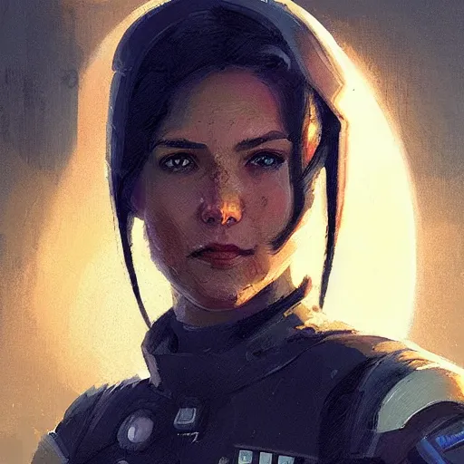 Image similar to portrait of a woman by greg rutkowski, hyela antilles, star wars expanded universe, she is about 2 0 years old, wearing starfighter pilot uniform of the galactic alliance, digital painting, artstation, concept art, smooth, sharp foccus ilustration, artstation hq