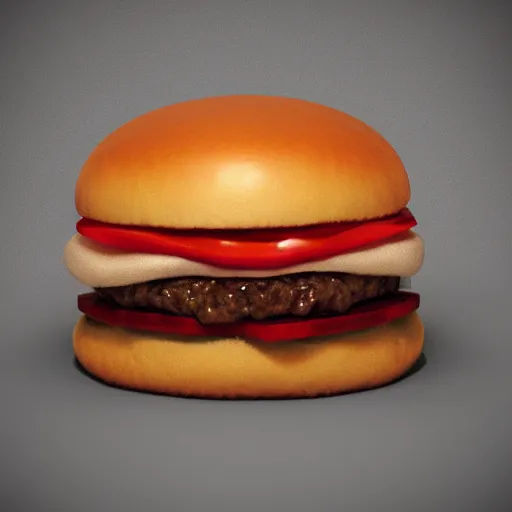 portrait of the cutest hamburger ever, delicious, | Stable Diffusion ...