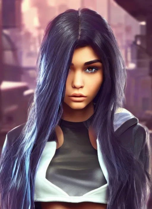 Image similar to Madison Beer as a video game character, digital art, unreal engine, unreal engine render, blender render, render, 4k, coherent