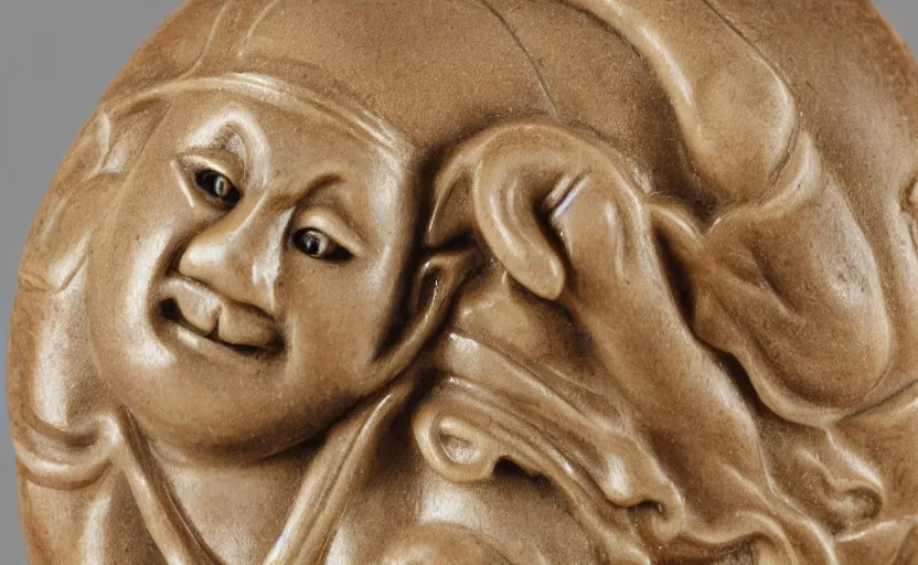 Image similar to Netsuke, High definition, ultra detailed