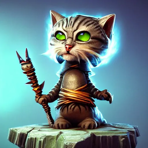 Prompt: super cute fantasy cat warrior 3D concept art by gediminas Pranckevicius and todd mcfarlane, anthropomorphic, glowing effect, ornate, dynamic, centered, sharp focus, beautiful detailed, face very realistic, Game Art!!, hyper detailed, no background, cartoon, cinematic, raytrace, Trend on artstation, C4D