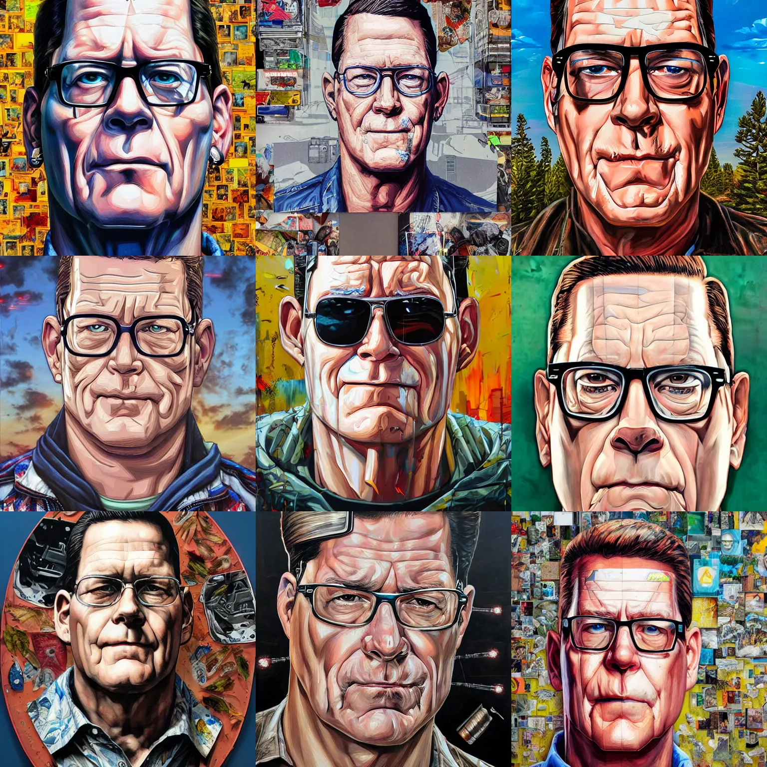 Prompt: a portrait of hank hill by sandra chevrier, by jon foster, detailed render, post - processing, extremely hyperdetailed, intricate, epic composition, 4 k realistic, cryengine, realistic shaded lighting, sharp focus, masterpiece, by enki bilal