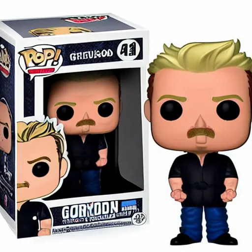 Image similar to gordon ramsay funko pop