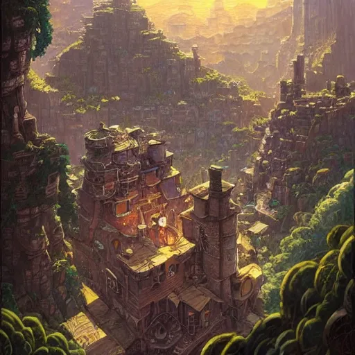 a detailed portrait of the made in abyss city of orth, | Stable ...