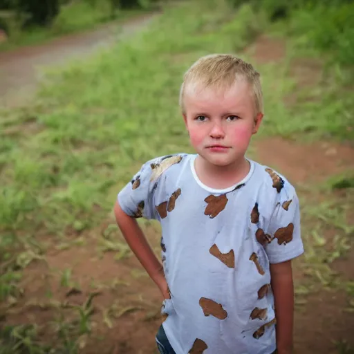 Image similar to short fat bearded white young boy in zimbabwe