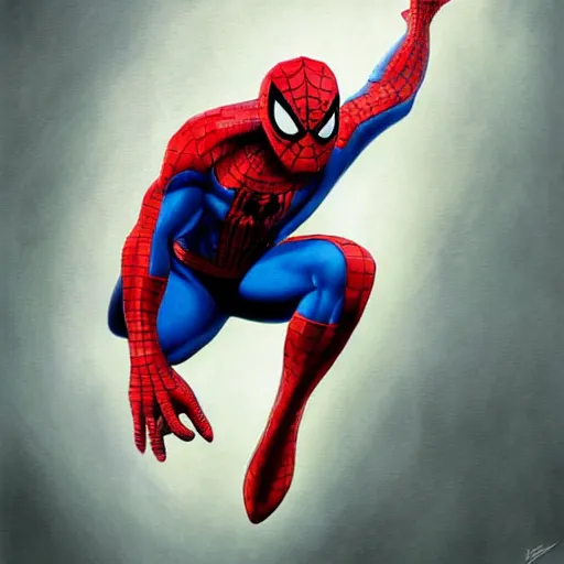 Image similar to ultra realistic portrait painting of spiderman, art by akira toriyama, 4 k, dragon ball artstyle, cel shaded, highly detailed, epic lighting