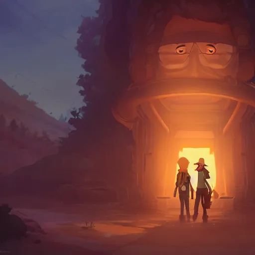 Image similar to Stephen Spielberg as Indiana Jones, ambient lighting, 4k, anime key visual, lois van baarle, ilya kuvshinov, rossdraws, artstation