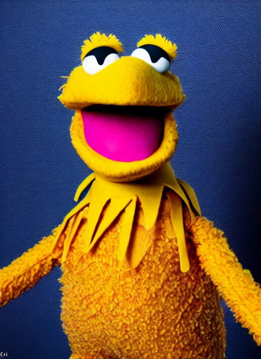 Image similar to studio portrait still of muppet!!!!! neo!!!!!! as a muppet muppet as a muppet, 8 k, studio lighting, key light,