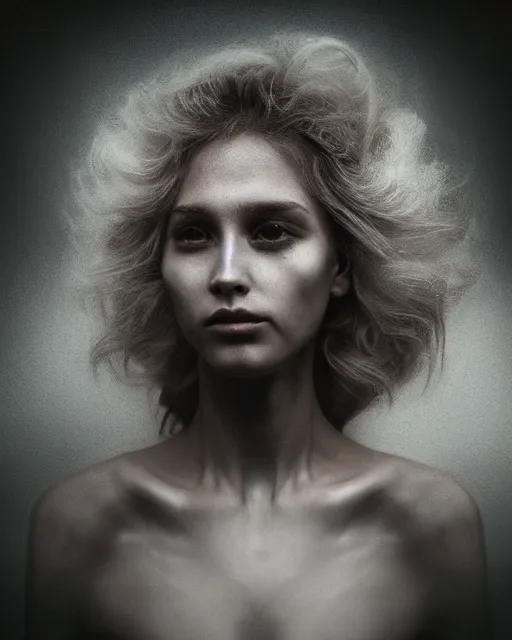 Image similar to luminescent long exposure light painting by lee jeffries of a beauteous practical sumptuous full frame photo realistic face, lifelike incredible hair, crystalline masterpiece incrustations, hyperdetailed face, elegant pose, movie still, intricate, octane render, cinematic forest lighting,