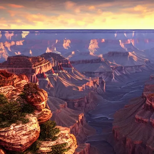 Prompt: an unreal engine 5 render of grand canyon, arizona for a video game