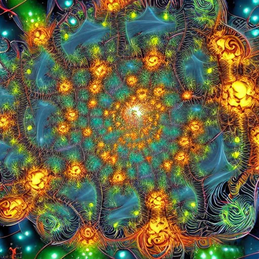 Image similar to ai producing the realist, most detailed, popular, imaginative and best art ever based on fractal numbers