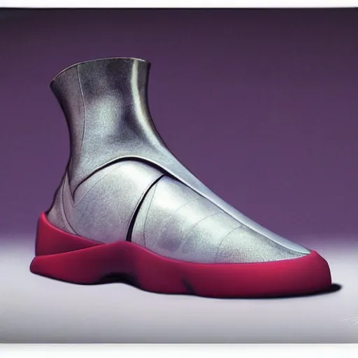 Prompt: futuristic balenciaga and vetements sneakers on gradient background, ultra rendered extreme realism and detail 8 k, highly detailed, realistic, refined, bautiful, fine art photography, hyper realistic, in the style of greg rutkowski, by artgerm, by gustave dore, by marco turini, photorealistic, elegant, sharp focus, artstation,