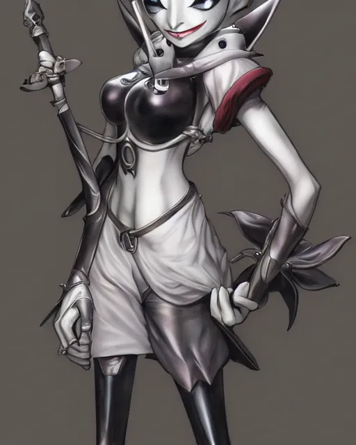 Image similar to dark jester by range murata, highly detailed, sharpness