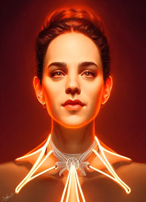 Image similar to symmetry!! portrait of seinfeld, glowing lights!! intricate, elegant, highly detailed, digital painting, artstation, concept art, smooth, sharp focus, illustration, art by artgerm and greg rutkowski and alphonse mucha