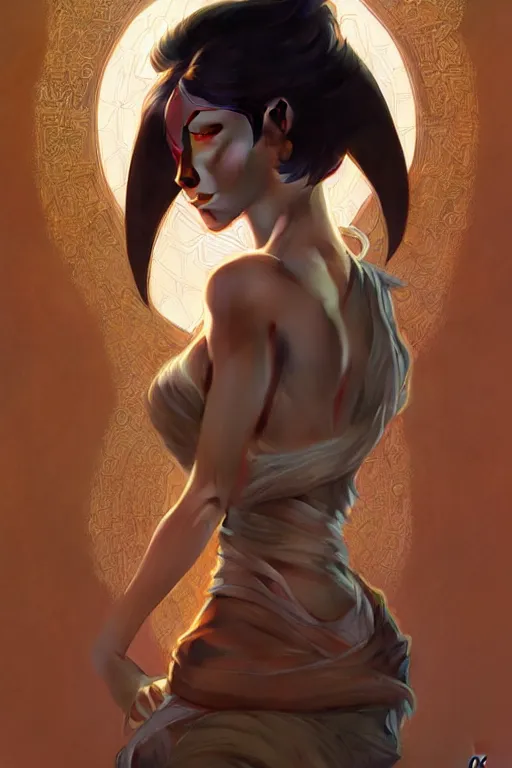 Image similar to Juri Han, intricate, elegant, modern, highly detailed, digital painting, artstation, concept art, matte, sharp focus, illustration, art by Artgerm and Greg Rutkowski and Alphonse Mucha