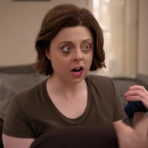 Image similar to rachel bloom makes a fake boyfriend out of old socks, ultra detailed, 8 k resolution, ultrarealistic