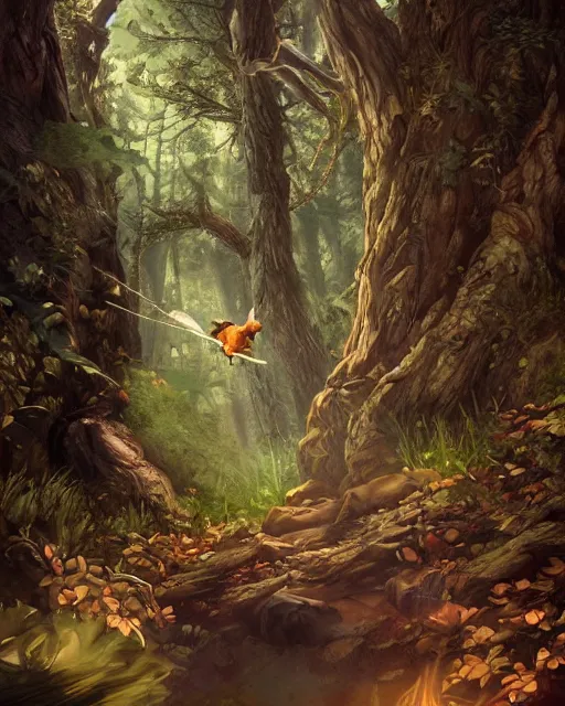 Prompt: Squirrel/Robin hood, forest background, magic the gathering artwork, D&D, fantasy, cinematic lighting, centered, symmetrical, highly detailed, digital painting, artstation, concept art, smooth, sharp focus, illustration, volumetric lighting, epic Composition, 8k, art by Akihiko Yoshida and Greg Rutkowski and Craig Mullins, oil painting, cgsociety