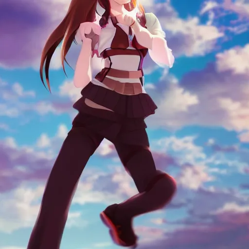 Image similar to 3 d photo of emma watson cosplaying as an anime catgirl, bokeh, shader, anime art style, highly detailed, cel - shaded, colorful, animated, trending