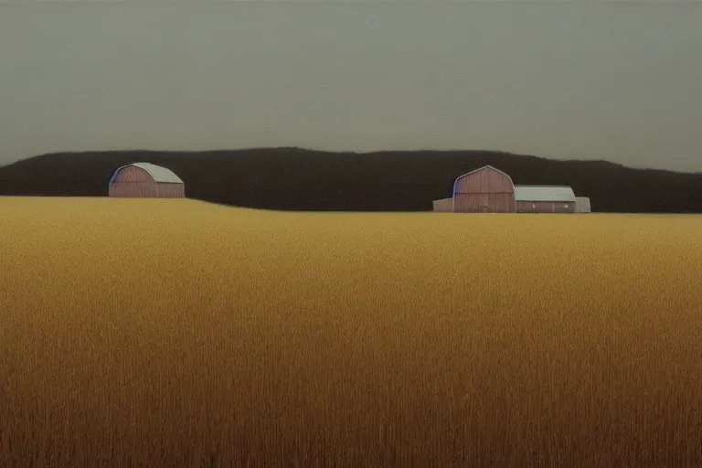 Image similar to a wheat field with barn artwork by tim eitel