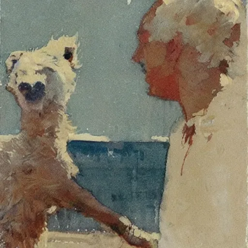 Image similar to “by Bernie Fuchs”