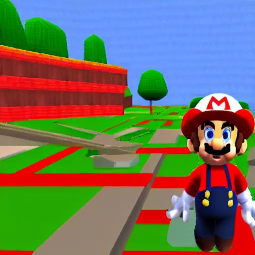 Image similar to danny devito, mario 6 4 screenshot