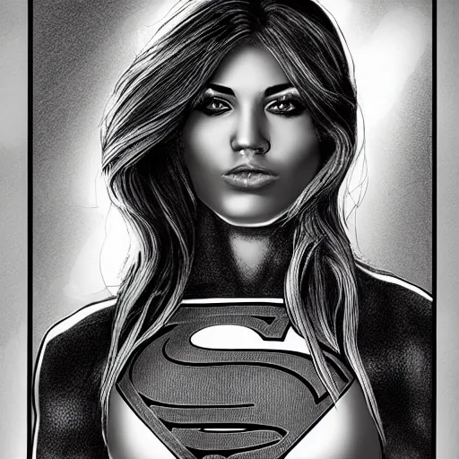 Prompt: a highly detailed portrait of a female super hero