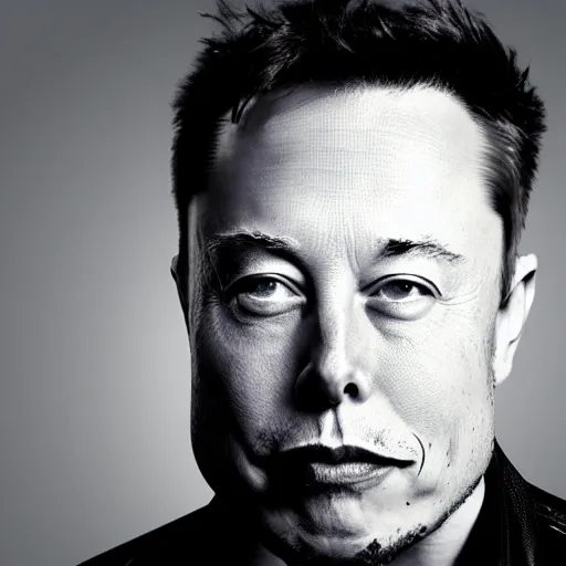 Image similar to elon musk, headshot, looking like Bored Ape NFT, cartoon style