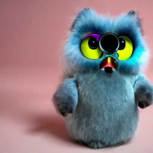 Image similar to really messed up furby